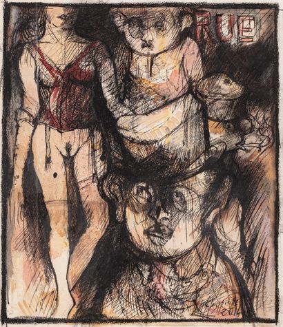 Denis POUPPEVILLE (Born 1947) - Les patriotes...