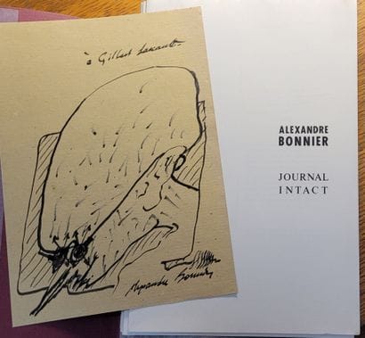 BONNIER (Alexandre). Journal intact. Limoges,...