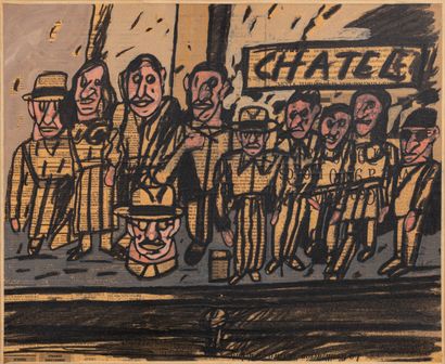 Antonio SEGUI (1934-2022) Métro Châtelet,...