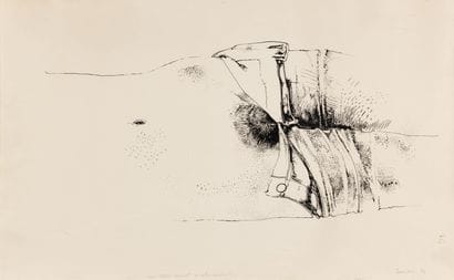 Leonardo CREMONINI (1925-2010) Corps étendu,...