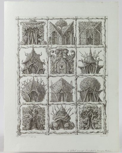 François HOUTIN (b. 1950) Mes Cabanes. 1999....