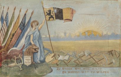 J.D.H. Zu Wilder Wat... Huile sur toile,...