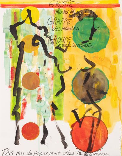 Germain ROESZ (Born 1949) T'as mis du papier...