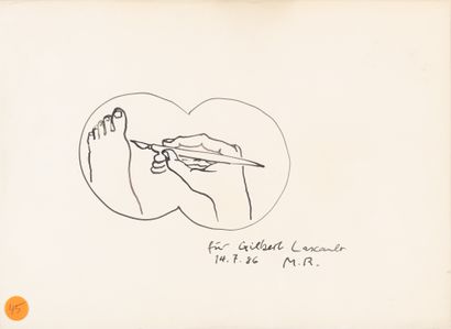 Markus RAETZ (1941-2020) Untitled, 1986 Pen...