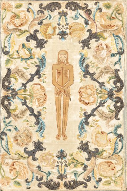 Saint-Suaire de Besançon embroidery with...