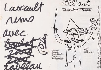 BEN (b. 1935) Lascault rhymes with a Marker...