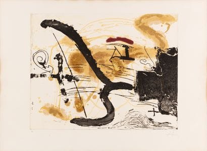 Antoni TÀPIES (1923-2012) Composition. 1982....