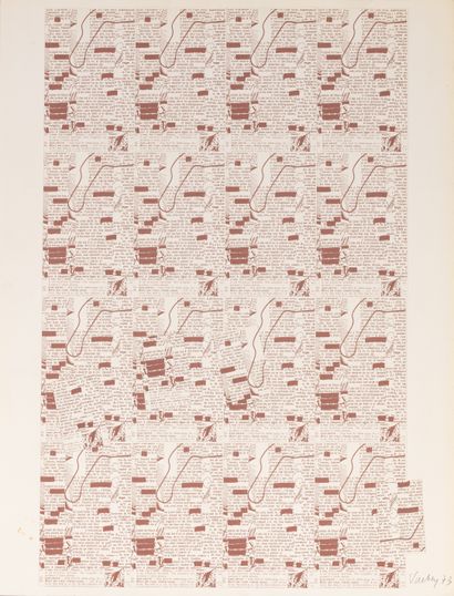 Michel VACHEY (1939-1987) Untitled, 1973...
