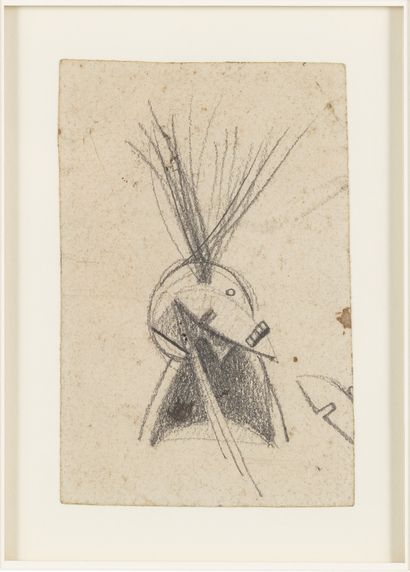 Julio GONZALEZ (1876-1942) Etudes pour sculpture,...
