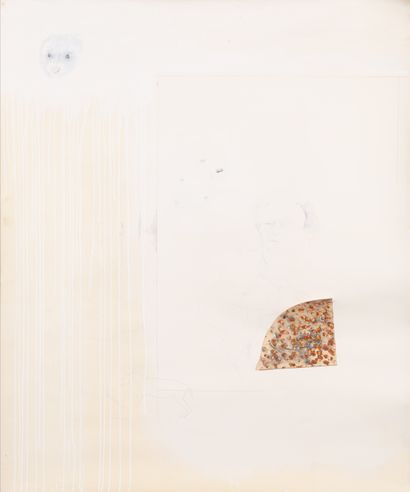Attribué à Joël KERMARREC (1939-2022) Portrait...
