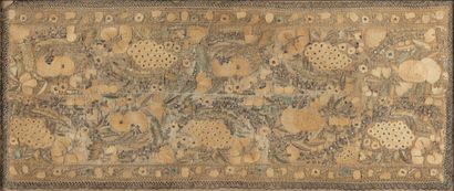 Silk thread and cannetille embroidery with...