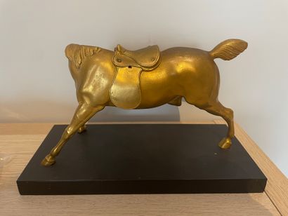 Ecole du XIXème siècle
Cheval, la patte arrière...