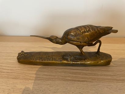 Emmanuel FREMIET (1824-1910)
Courlis et grenouille
Sculpture...