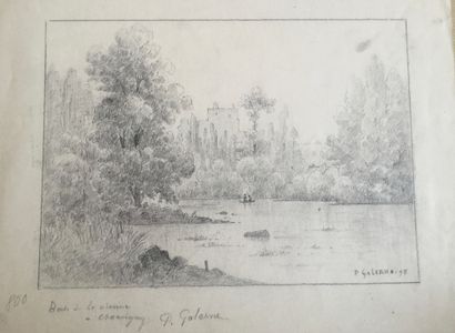 Prosper GALERNE (1836-1922)
Banks of the...