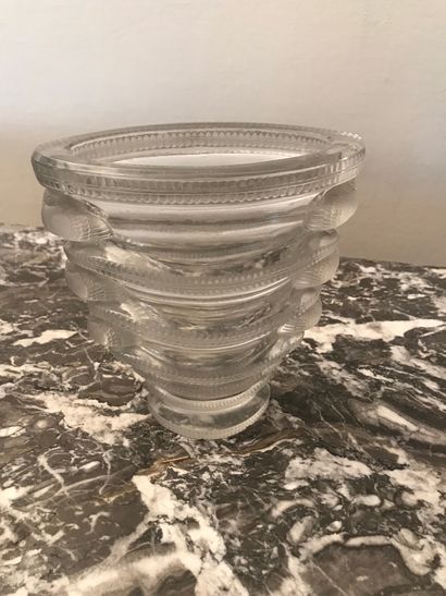 LALIQUE FRANCE
Saint-Marc vase
Pressed molded...