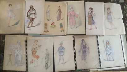 Modern School
Characters in theater costumes
Suite...