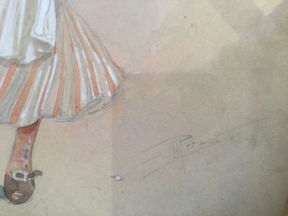 ECOLE MODERNE
Lison la bouquetière
Watercolor...