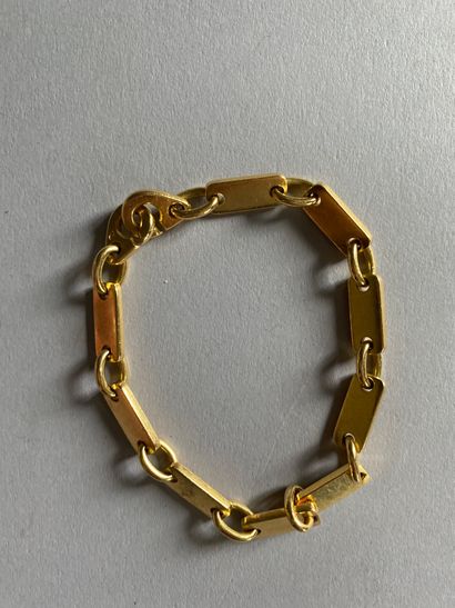 Bracelet in gold 750°/°° with rectangular...