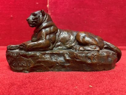 D'après Antoine-Louis BARYE (1795-1875)
Lionne...