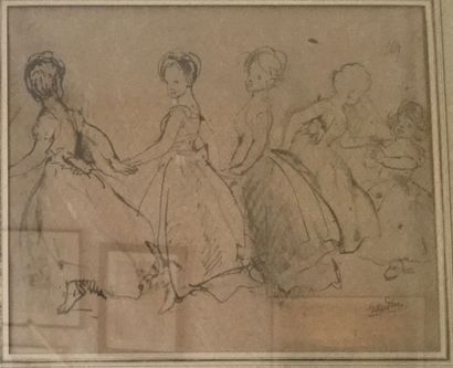 Bernard NAUDIN (1876-1946)
La ronde
Engraving
28...