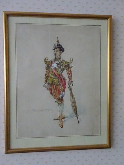Charles BETOUT (1869-1945)
The King of Siam
Watercolor,...