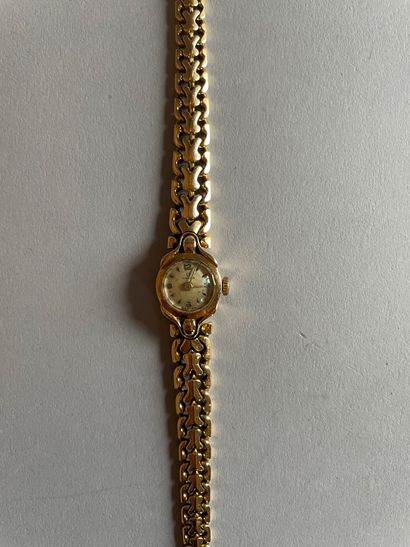 OMEGA
Ladies' watch bracelet in 750°/°° gold
Round...