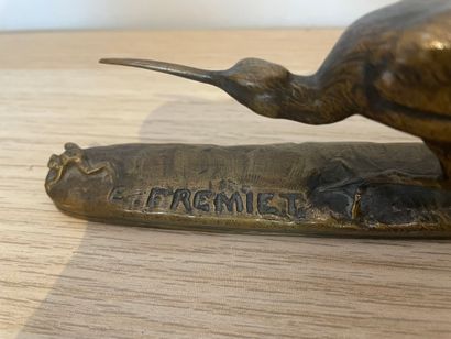 Emmanuel FREMIET (1824-1910)
Courlis et grenouille
Sculpture...