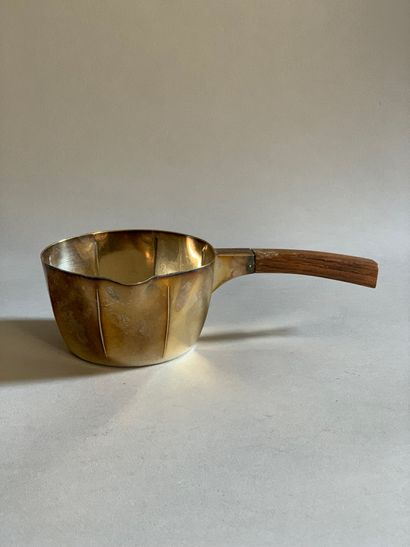 Set of two 950°/°° silver kettledrums, one...