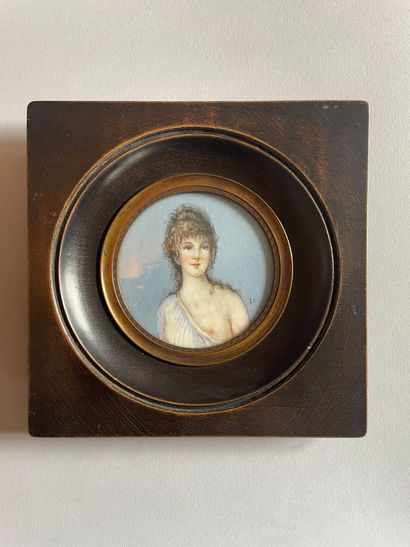 Ecole du XIXème siècle
Portrait de femme...