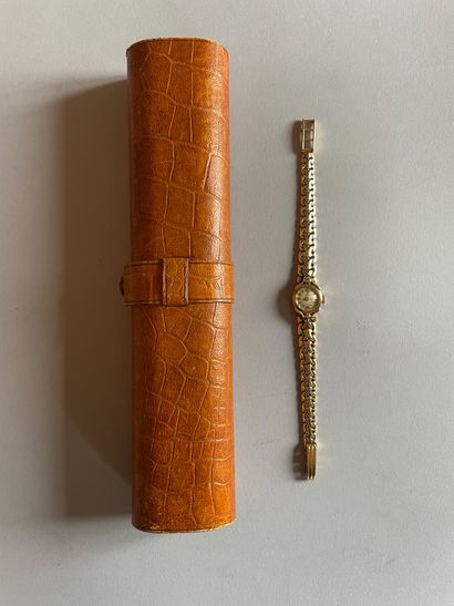 OMEGA
Ladies' watch bracelet in 750°/°° gold
Round...