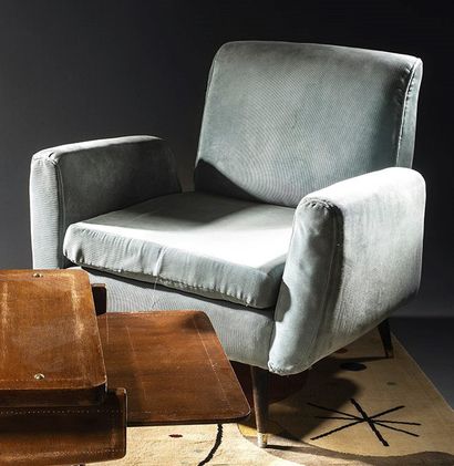 Carlo HAUNER (1927 - 1997)
Fauteuil à dossier...