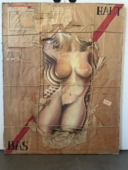 Ecole Moderne
Femme nue
Technique mixte sur...