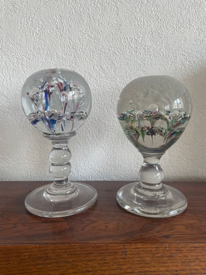 Pair of sulfides
On pedestal
Forming a wig-holder
19th...