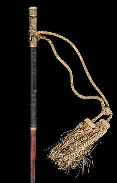 JAPON - Epoque EDO (1603 - 1868), XIXe siècle
Cravache...