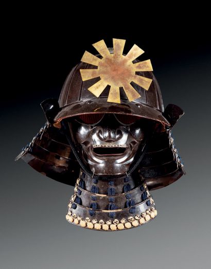 JAPON - Epoque EDO (1603 - 1868), XIXe siècle
Helmet...
