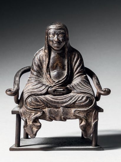 CHINE - XVIIe/XVIIIe siècle
Statuette de...