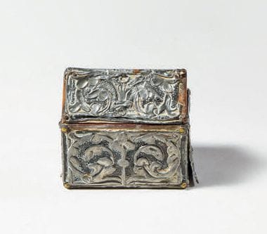 Small casket-reliquary in the form of a shrine...