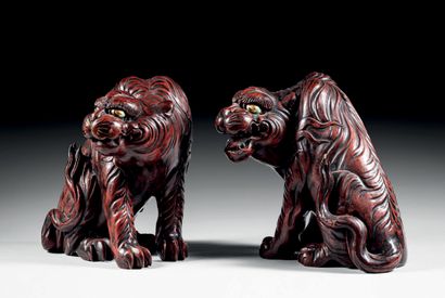 JAPON - Epoque MEIJI (1868 - 1912)
Paire...