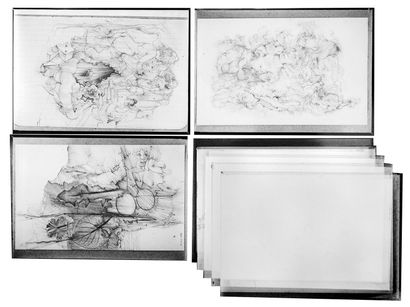BELLMER Hans.
8 GLASS PLATE PHOTOGRAPHS....