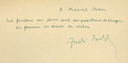 DUCHAMP Marcel. BRETON André.
AU LAVOIR NOIR....