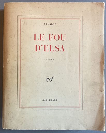 ARAGON Louis.
LES POÈTES. Paris, Gallimard,...