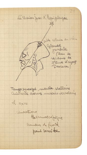 GILBERT LECOMTE Roger.
SELF-SIGNED notebook,...