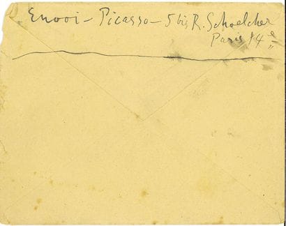 APOLLINAIRE Guillaume. PICASSO Pablo.
2 AUTOGRAPH...