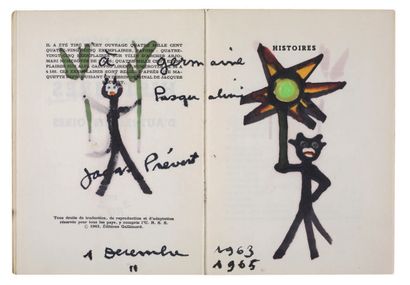 PRÉVERT Jacques.
HISTOIRES. Paris, Le Point...