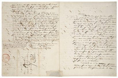HUGO Victor.
AUTOGRAPHIC LETTER SIGNED to...