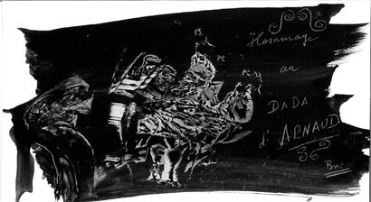BUCAILLE Max.
MONOTYPE SIGNED TO Noël ARNAUD....