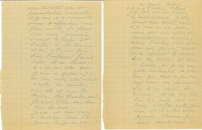ARTAUD Antonin.
AUTOGRAPHIC LETTER SIGNED...