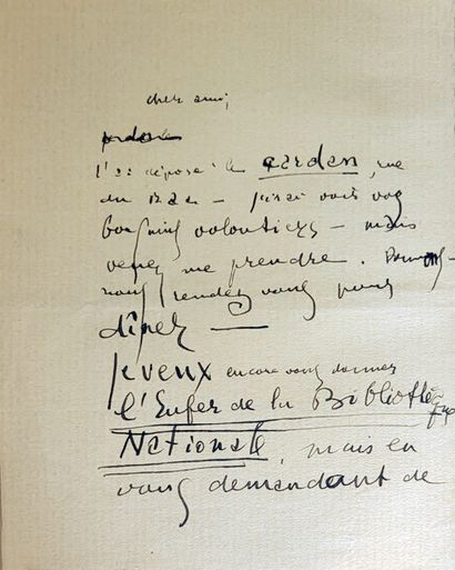 APOLLINAIRE Guillaume. FLEURET Fernand.
L'ENFER...