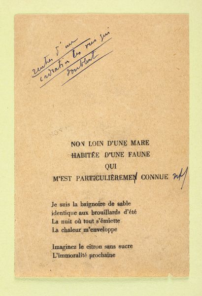 RIUS Robert.
FRAPPE DE L'ÉCHO. Paris, Éditions...