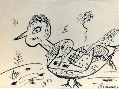DUBUFFET Jean.
LETTER TAPUSCRITE SIGNED to...